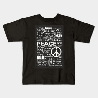 PEACE has many expressions Kids T-Shirt